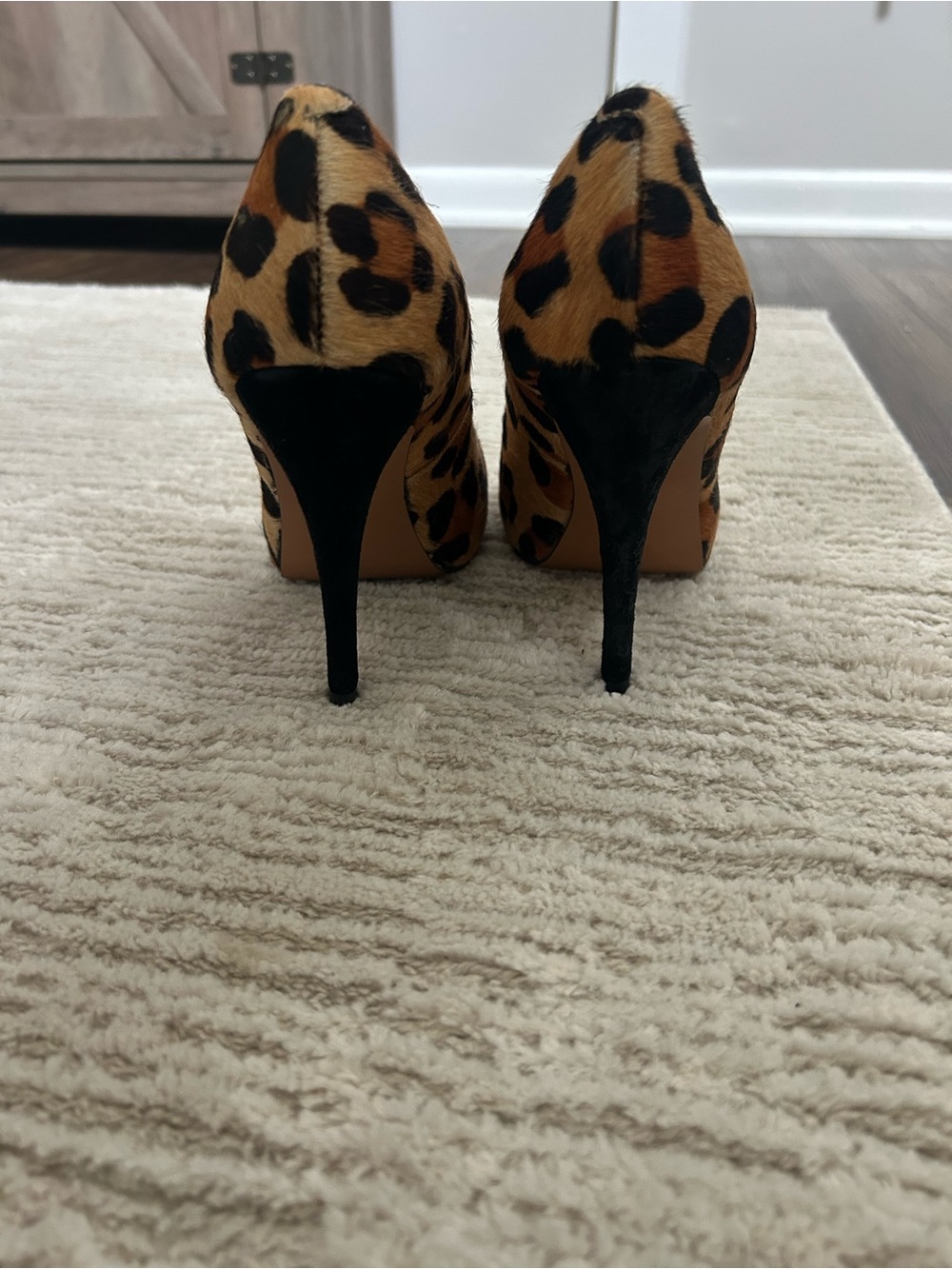 Talbots Leopard Print Pump in Tan and Black - Picture 5 of 6